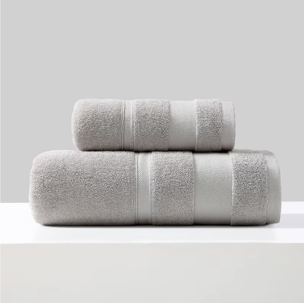 Cotton Bath Towel Set - HomeCompli