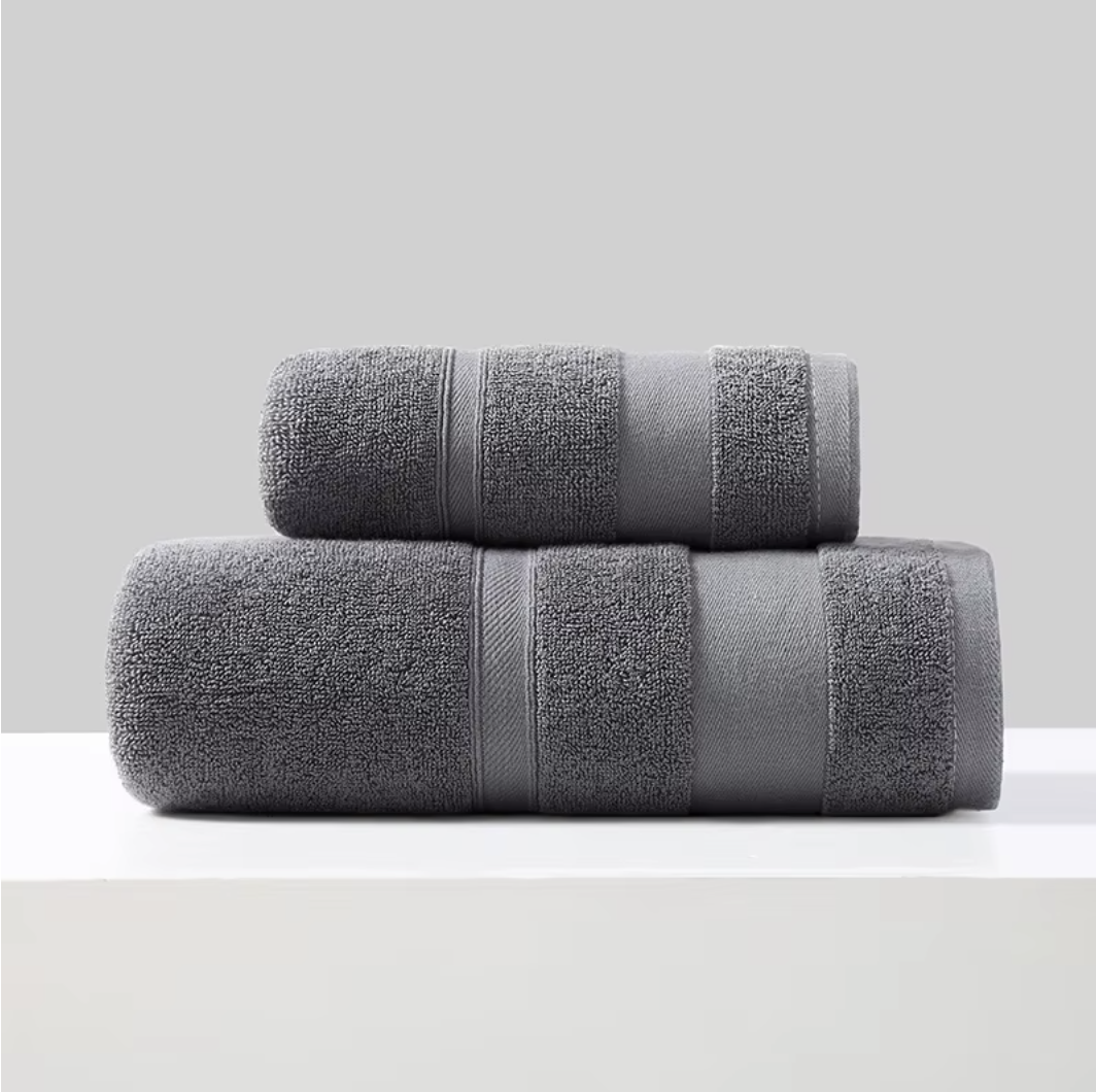 Cotton Bath Towel Set - HomeCompli