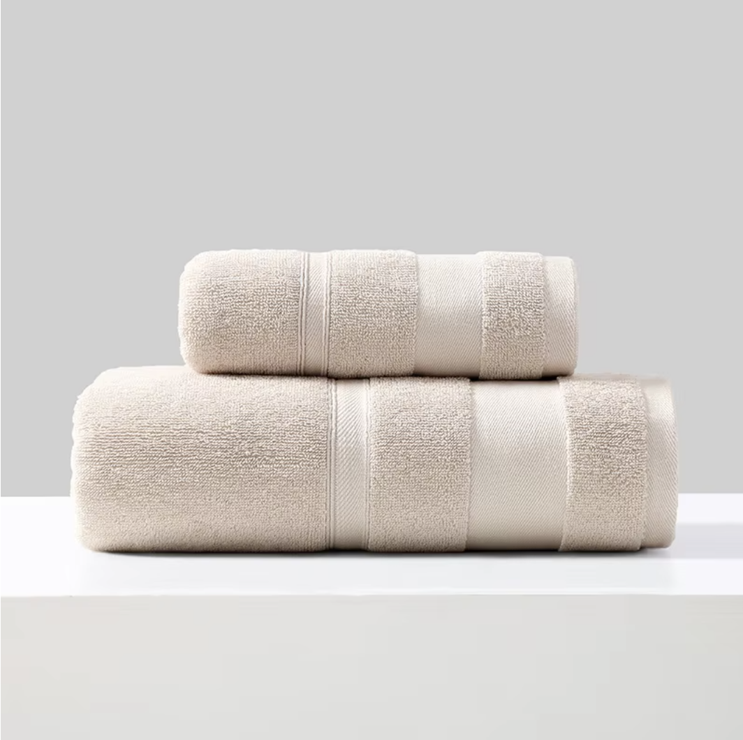 Cotton Bath Towel Set - HomeCompli
