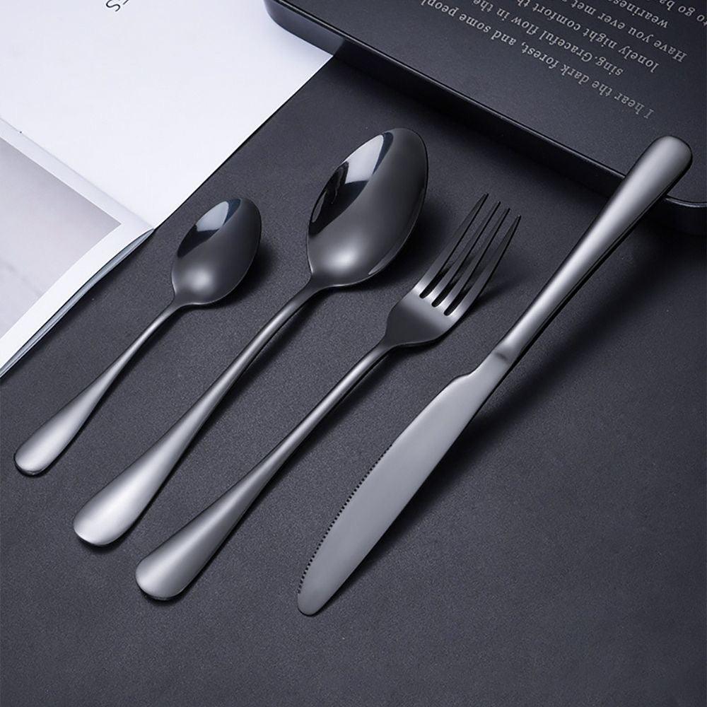 Stainless steel flatware set - HomeCompli