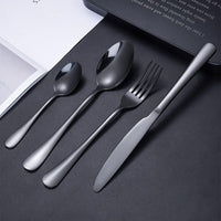 Stainless steel flatware set - HomeCompli