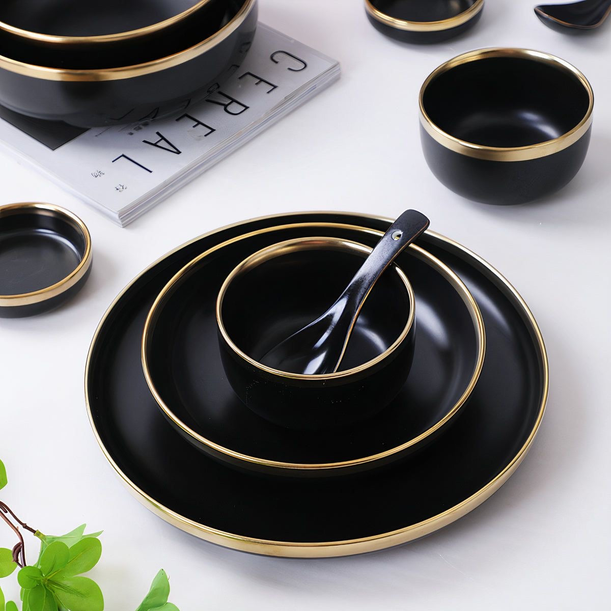 ClassiPlate™ Ceramic Dinnerware Set