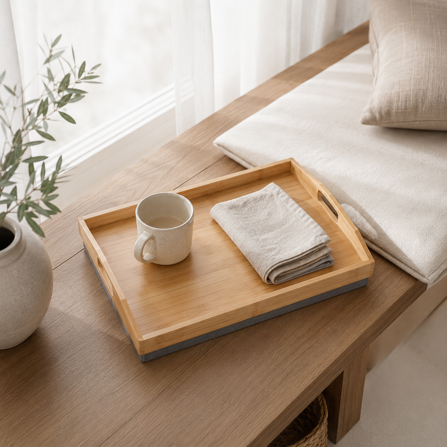 CANE Bamboo Tray