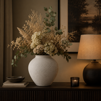 EIRA Textured Metal Vase