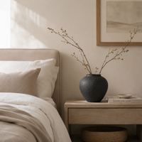 EIRA Textured Metal Vase