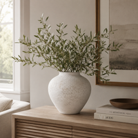 EIRA Textured Metal Vase
