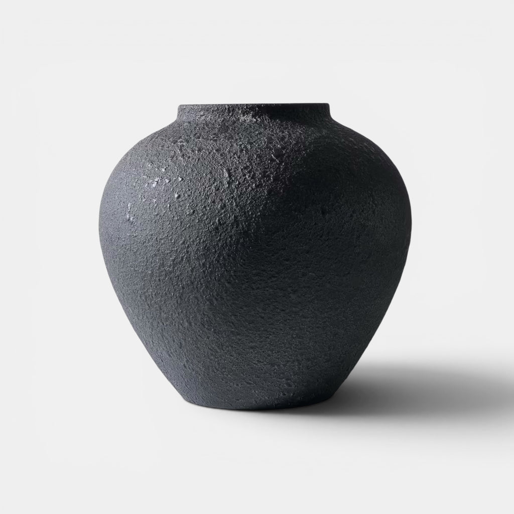 EIRA Textured Metal Vase